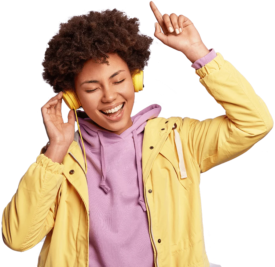 Cheerful carefree woman enjoys music sound in new 9s525ew 1.png